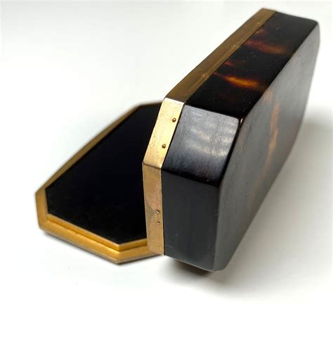 Antique 18th Century French Snuff Box In Tortoise Shell And Bronze Si