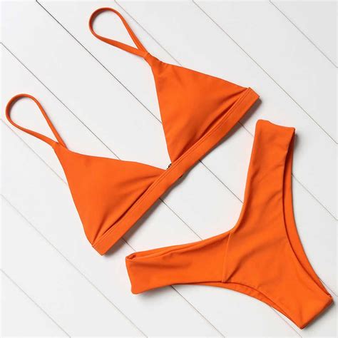 Micro Mini Biquíni Roupa De Banho Feminina Halter Push Up Set Sutiã