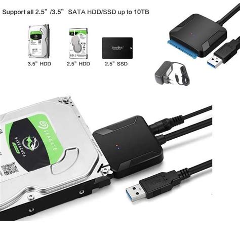 Кабель переходник SATA на USB подключение SSD, HDD 2.5, 3.5 дисков: 275 ...