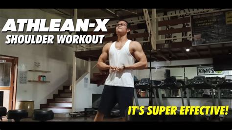 Super Effective Shoulder Workout Athlean X Style Youtube