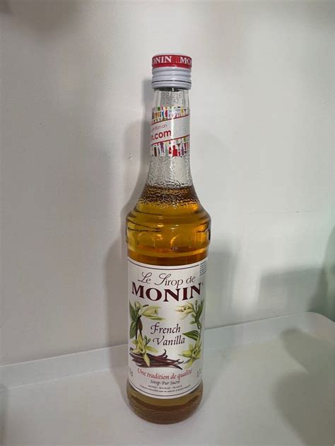 Monin French Vanilla Syrup 700ml Food Drinks Beverages On Carousell