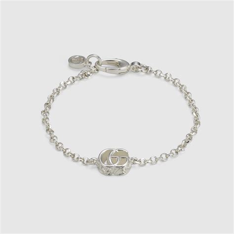 Gg Marmont Bracelet In 925 Sterling Silver Gucci® Australia