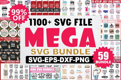 Mega Svg Bundle 1180 Svg Designs Graphic By Printablestore · Creative Fabrica