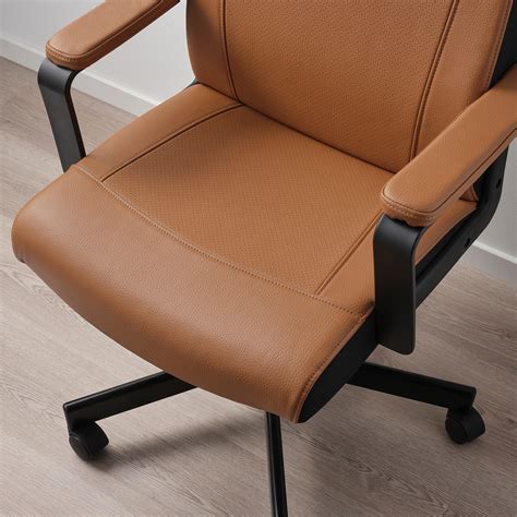 Millberget Swivel Chair Murum Golden Brown Ikea Eesti