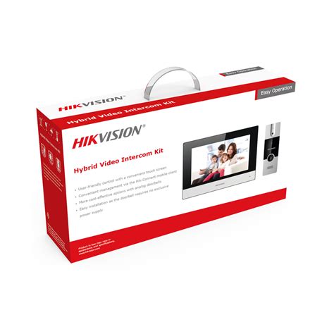 Ripley Kit Videoportero H Brido Hikvision Ds Kis P Monitor Touch