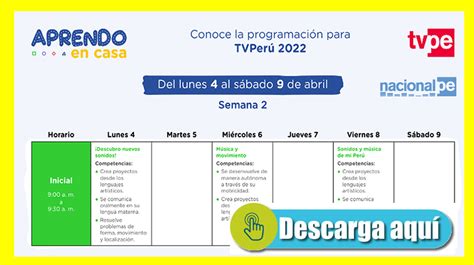 Aprendo En Casa Conoce La Programaci N De Radio Nacional Tvper