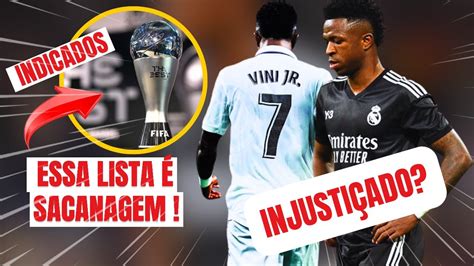 VINI JR FORA DOS INDICADOS DO THE BEST É UMA VERGONHA FIFA E SEUS