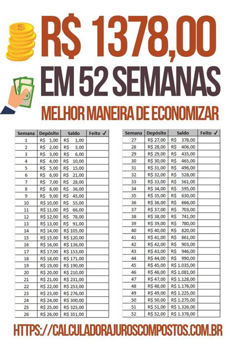 O Desafio Das Semanas No Excel Baixe A Planilha Gr Tis Como