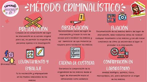 M Todo Criminal Stico En El Lugar De Intervenci N Forensic Notes Udocz