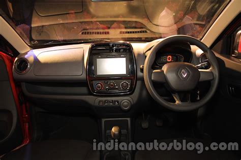 Renault Kwid interior launched India