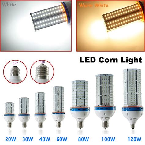 Super Bright Led Corn Bulb E40 60w 80w 100w 120w Led Corn Light 360