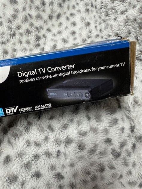 RCA Digital TV Converter Box W Remote DTA800B1 Open Box DTV Tuner EBay