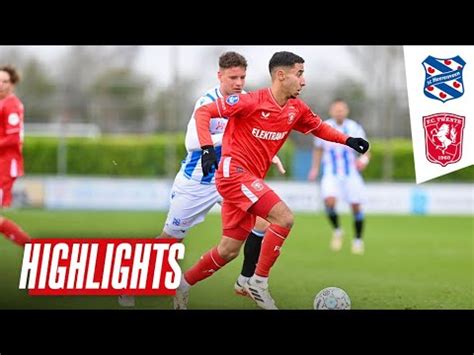 Gelijkspel Bij Oefenduel In Heerenveen Sc Heerenveen Fc Twente