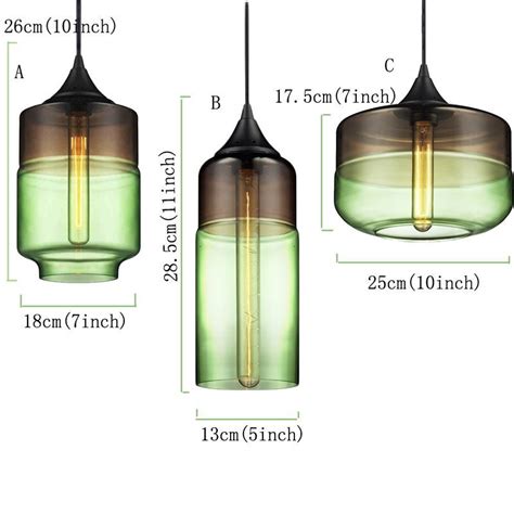 Ausverkauft EU Lager Moderne Pendelleuchte 1 Flammig Glas