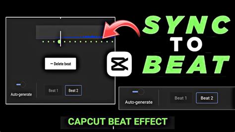 Capcut Auto Beat Sync Tutorial Beat Sync Video Editing Capcut