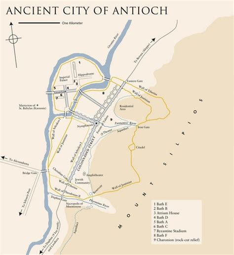 Antioch City Map Antakya Turkey • Mappery