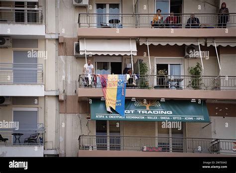 Patra Greece 17th Mar 2024 Residents In Patras Greece Are