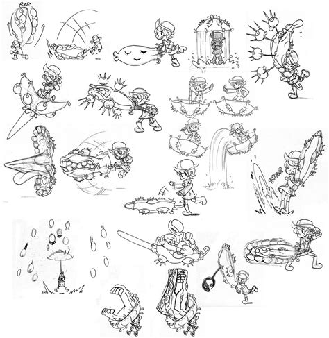 concepts | Skullgirls, Fandom drawing, Concept art