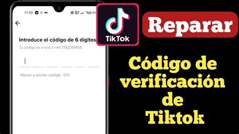 C Mo Arreglar El C Digo Tiktok De D Gitos No Recibido C Digo Do Tik