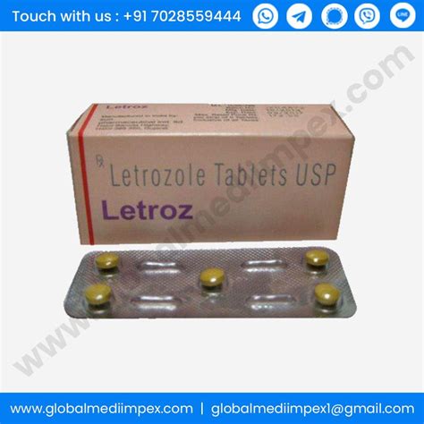 Letroz Letrozole Tablets 100 Tablet Packaging Type Box At Rs 343