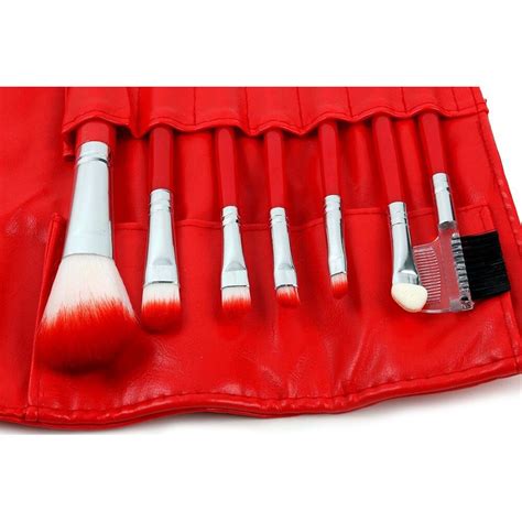 Set 7 Pensule Profesionale Luxury Pentru Machiaj Red Cherry EMAG Ro