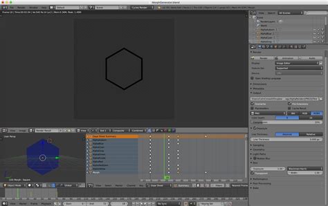 Cycles Render Engine Freestyle Lines Breaking With Animated Vertex