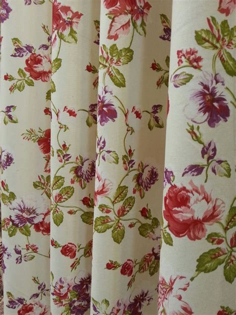 Blossom | Floral Pattern Curtain Fabric | Curtains & Fabx