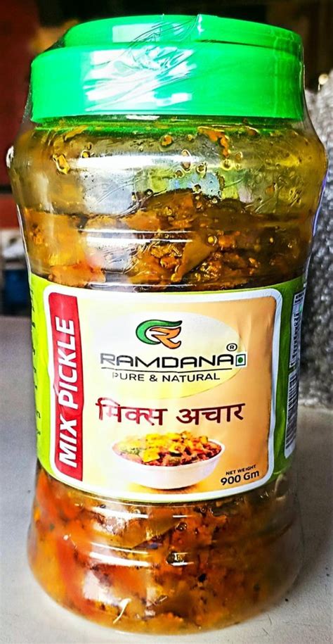 RAMDANA Spicy MIX ACHAR PICKLE Packaging Size 900GM Packaging Type