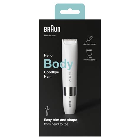 Braun Bodygroom Bs Mini Afeitadora Corporal Pccomponentes