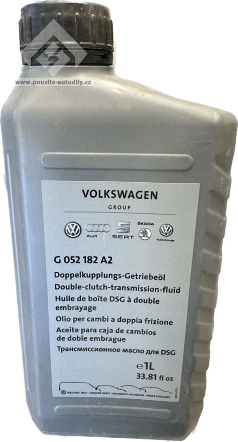 Převodový olej DSG G052182A2 5x 1L originál Audi Seat Škoda