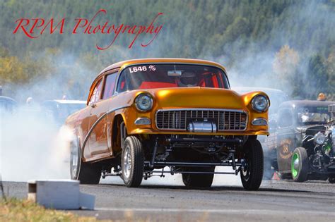 55 Chevy Gasser Drag Racing Cars