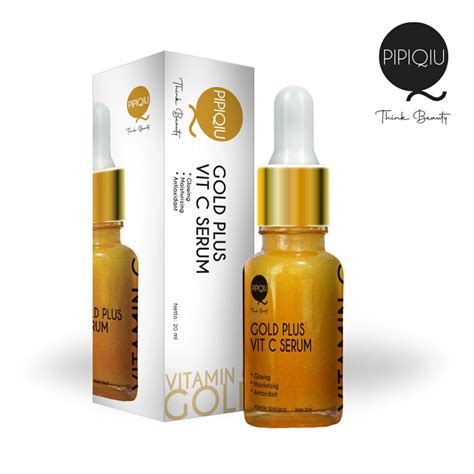 Jual Pipiqiu Gold Serum Vitamin C 20ml Shopee Indonesia