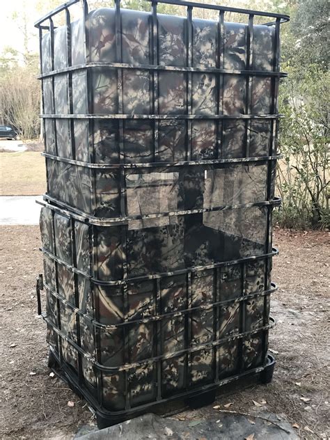 Container Hunting Blind Diy Hunting Blinds Deer Hunting Blinds Hunting Diy