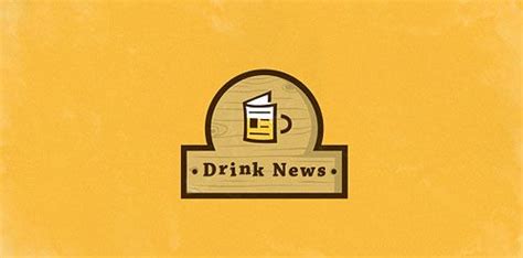 Drink News Logomoose Logo Design Logo Design Inspiration Drinks