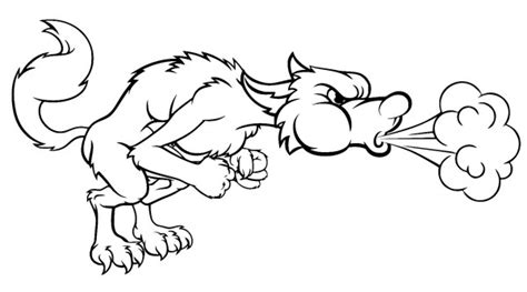 Big Bad Wolf Coloring Pages Free Shrek Coloring Pages Printables