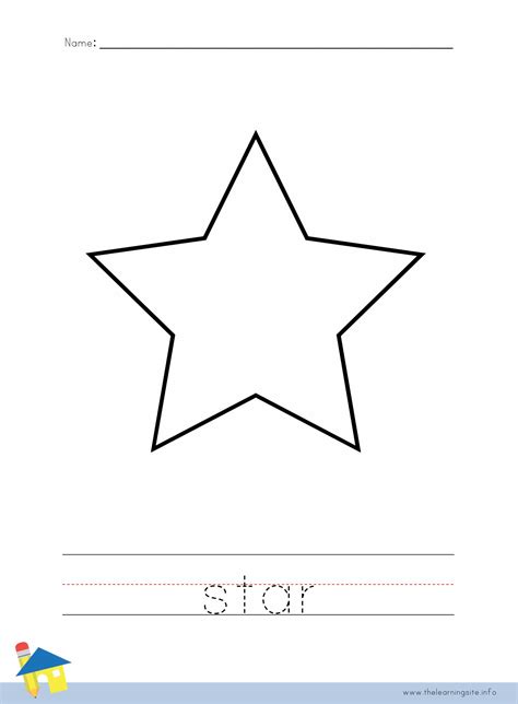 Star Worksheet Preschool Star Worksheet Worksheets Preschool