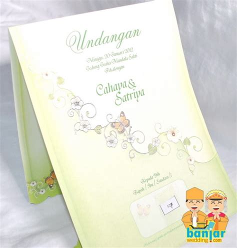 Undangan Pernikahan Murah UB F27 Banjar Wedding Banjar Wedding