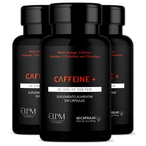 Super Kit Potes Caffeine Termogenico Natural Cafeina Guarana