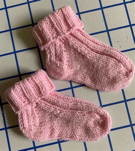 Baby Socks Knit Pattern Bunkerdiy