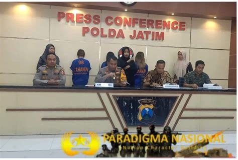 Ditreskrimum Polda Jatim Gelar Perkara 3 Selebgram Ditetapkan Sebagai