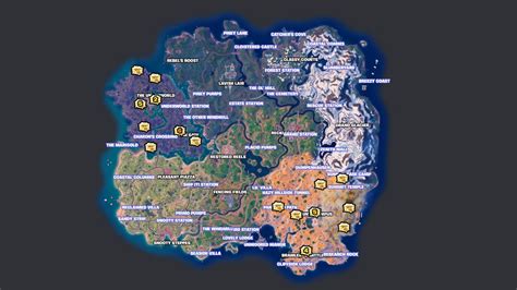 All God Chest Locations In Fortnite Chapter 5 Season 2