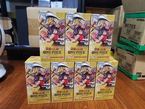 One Piece Card Game Kingdom Of Conspiracy OP 04 Sealed Booster Boxes