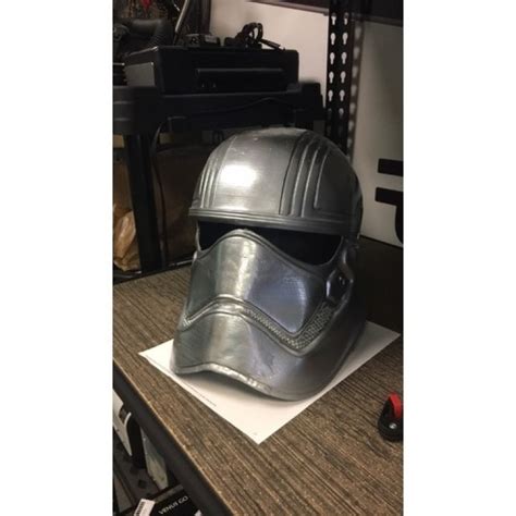 3D Printable Wearable Captain Phasma Helmet by Geoffro