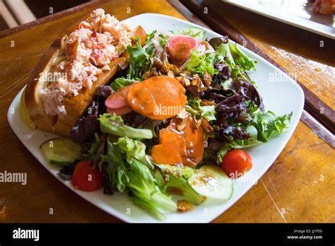 Lobster Roll, The Nantucket Lobster Trap Restaurant, Nantucket, MA, USA Stock Photo - Alamy