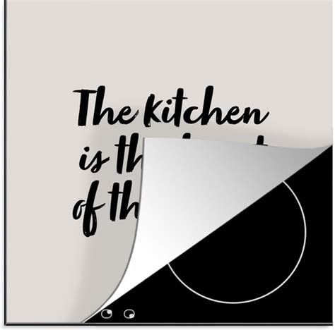 KitchenYeah Inductie Beschermer 78x78 Cm Quotes Koken Spreuken