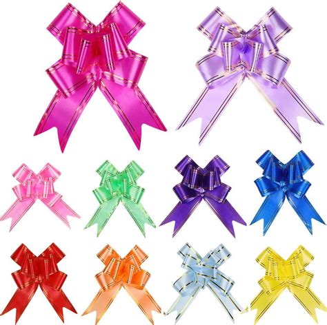 Amazon MMYQXI 10 Pieces Pull Bow For Gift Wrapping Bows Pull Bows