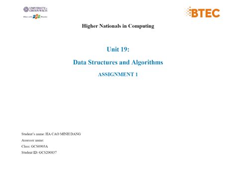 1 Unit 19 Assignment 1 Frontsheet Structural Analysis Studocu