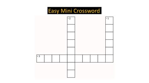 Mini Crossword With Answers July 25 2023