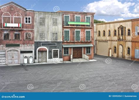 Town Movie Set Stock Images - Image: 13595354