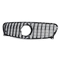 Black Gloss Chrome Sport Grill For Mercedes Gla X In Grills